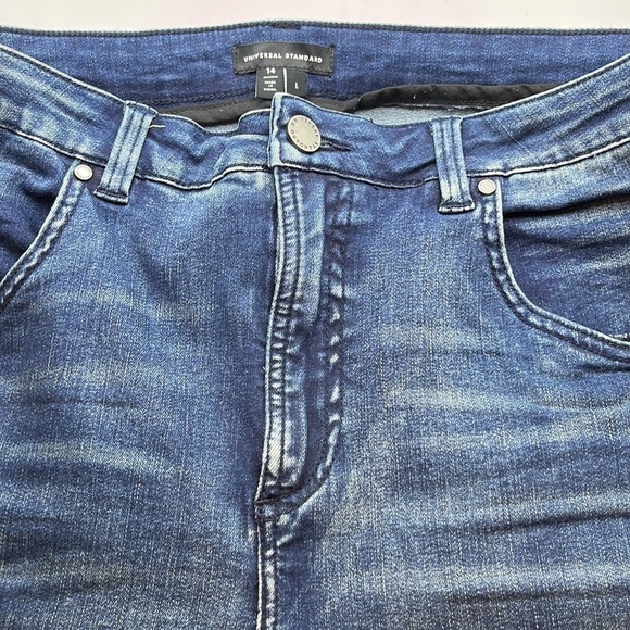 Universal Standard Jeans High Rise Skinny Seine 32” Size 14 - Picture 15 of 16
